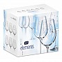 Bohemia Crystal Elements Wine Glasses 450ml 6 piece set