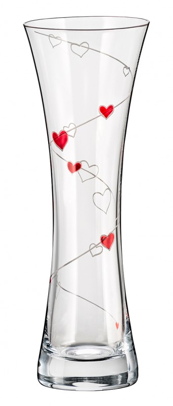 Bohemia Crystal Love Vase 195mm
