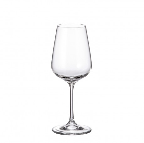 Bohemia Crystal Strix White Wine 360ml 6pc set