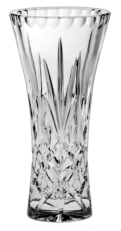 Bohemia Crystal Sheffield Vase  20.5cm
