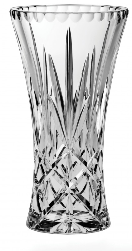 Bohemia Crystal Sheffield Vase  25.5cm