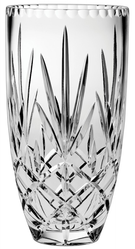 Bohemia Crystal Sheffield Barrel Vase 30.5cm