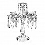 Bohemia Crystal Gift Fancies Candle holder 5 arm w/prisms