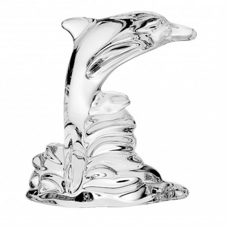 Bohemia Crystal Dolphin Figurine 7cm
