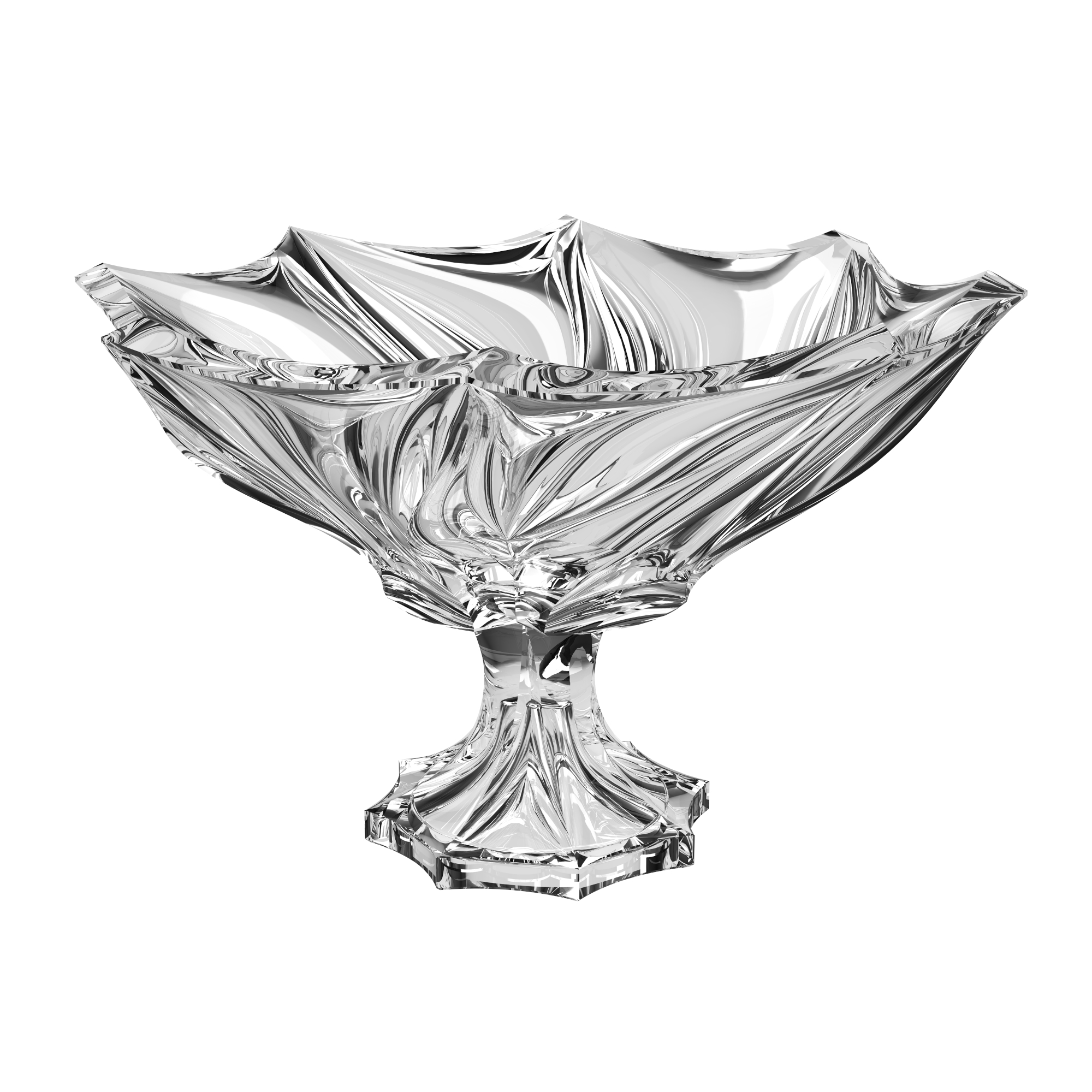 Bohemia Crystal, Footed Bowl – With A Past